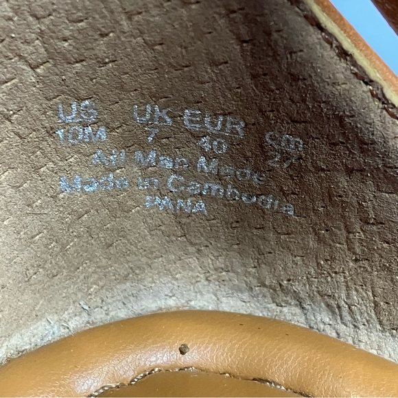 Franco Sarto Pana espadrille platform wedge sandals tan cream women’s size 10 - Picture 9 of 9